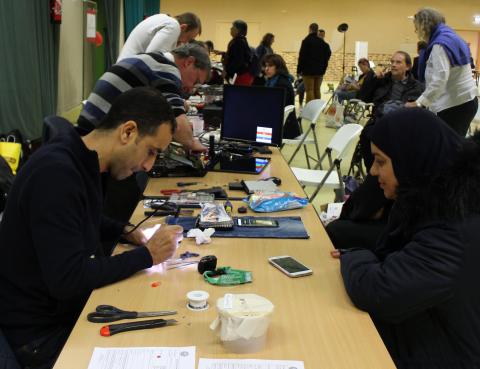 Repair Café du 24 octobre 2018, les photos