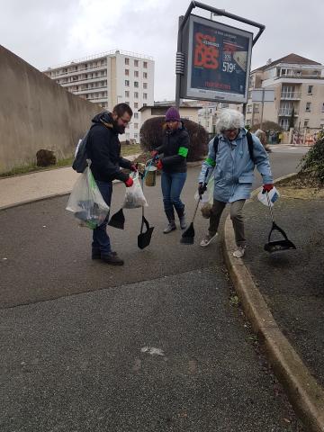 Ramassage en ville, le 2 février