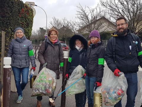 Ramassage en ville, le 2 février