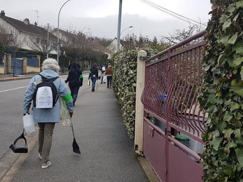 Ramassage en ville, le 2 février