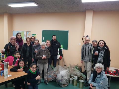 Ramassage en ville, le 2 février